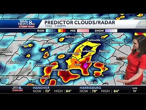 Scattered storms, heavy rain, flood watch in effect in south-central Pennsylvania