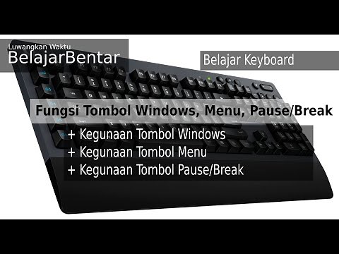 Learning Computer ICT Using the Keyboard Windows Key Functions, Menu, Break and Pause