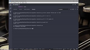 28 - Command Line Arguments ( sys.argv ) | Python Tutorials