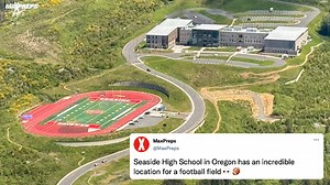Seaside High School in Oregon Showcases an Incredible Location for Football