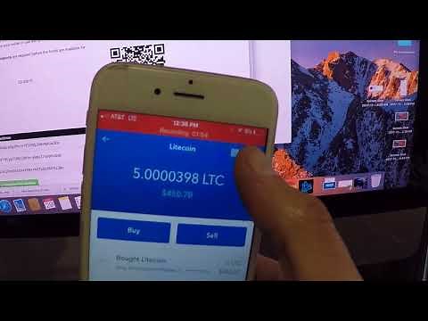 How to Send Litecoin or Bitcoin with COINBASE