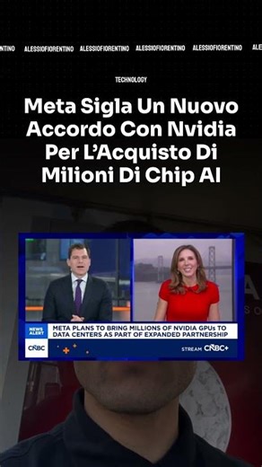 Meta Firma Un Accordo Pluriennale Con Nvidia Per Espandere I Data Center AI