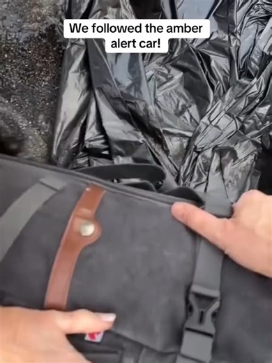 We followed the amber alert car! 7422126069924236575