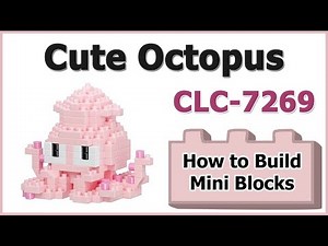 How to Build Mini Blocks Marine Life Octopus CLC-7269 Review Instructions Specifications