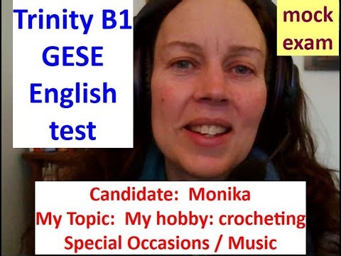 Trinity B1 English GESE exam Mock English Test Practice with Feedback UK SELT ILR