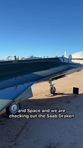 Did you know the Saab Draken has this at Pima Air and Space Museum? #saabdraken #pimaairandspacemuseum #boneyardsafari #aviationsafari | Boneyard Safari