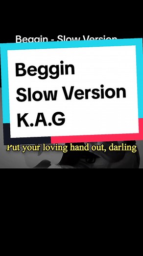 Beggin - Slow Version (Karaoke Acoustic Guitar KAG) #beggin #madcon #acoustickaraoke #lyricsvideo #kag #duet #lyrics #karaoke