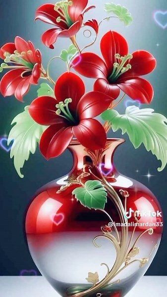 Stunning Animated Flower Showcase with Roses and Tulips