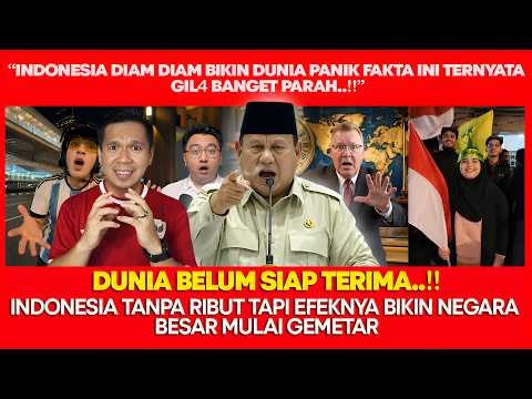 "Crazy, Indonesia is silent without a sound... But the impact has shocked and frightened the world!"