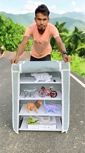 4-Layer Collapsible Shoe Rack Unboxing 😛 #unboxing #shosrack | Bm Kidz Toys