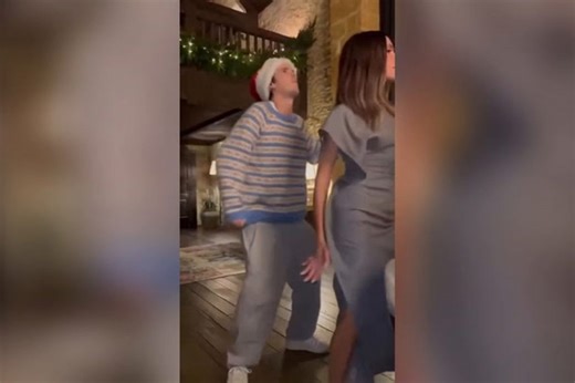 Victoria and Cruz Beckham recreate iconic Tom Cruise dance