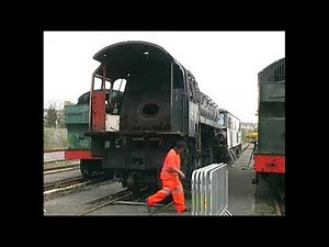 5 preserved steam locos shunted at Barry in 2010