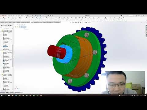 Design Single Plate Friction Clutch with SolidWorks