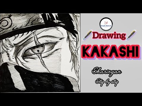 How to Draw Kakashi Sharingan | Easy Anime Drawing Step-by-Step