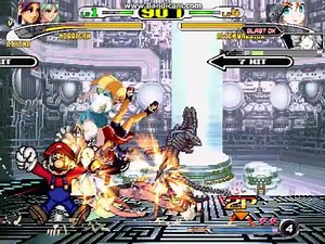 Athena,Morrigan and Mario vs Kirino,Alien and Predator MUGEN BATTLE