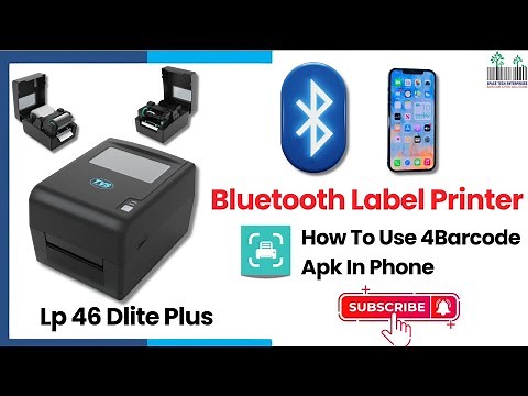 Lp 46 Dlite Plus | Bluetooth Barcode Label Printer LP 46 DlitePlus 4" Mobile Printer USB & Bluetooth