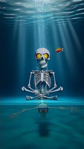 What Happens When a Skeleton Goes Swimming? 💀