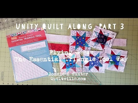 Unity Quilt Along, Part 3 - Essential Triangle Tool Demo.