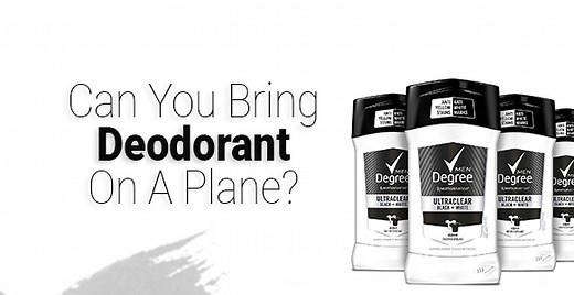 Can You Bring Deodorant On a Plane? 2026 TSA Rules