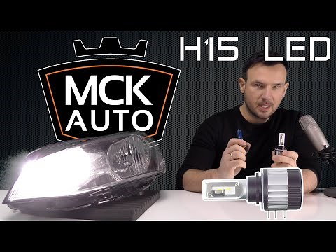 H15 High Beam DRL Daytime Running Lights LED CanBus Bulbs Installation on Volkswagen Golf Mk7