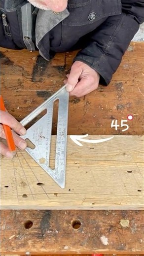 Speed Square Angles - Carpentry & Woodcraft Tips & Tricks #satisfying #diy