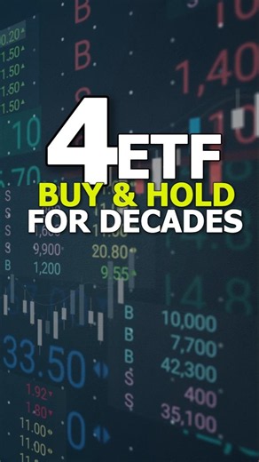 If You're 30, Buy these 4 ETFs and Hold Forever
