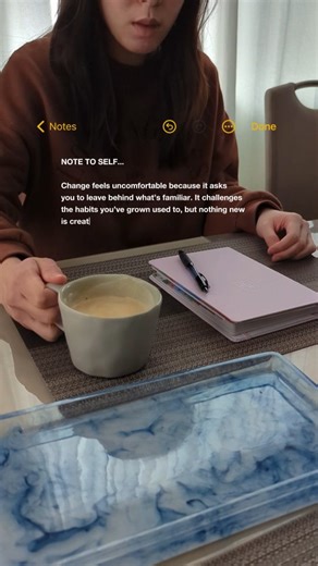 Change can feel like a lot, but it’s just growth in disguise. Trust the process even when it’s uncomfortable. It’s not easy, but it’s so worth it ✨ | Design Your Life Planner