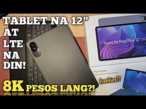 TECHLIFE PAD PLUS 12 INCH LTE SULIT NA SA PRESYO NITO !? SET UP AND HANDS ON TEST | JAYSONSKITV