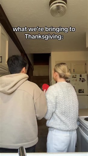 what we’re bringing to Thanksgiving🤣 #couple #thanksgiving #funny | Dani Jo