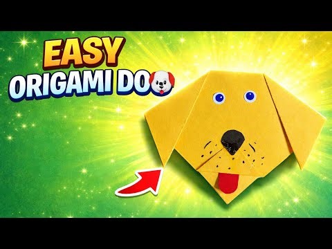 How to Make a Paper Dog 🐶 Easy DIY Paper Craft