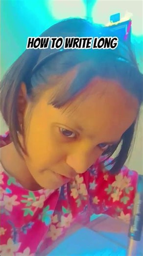 how to write long answer and question