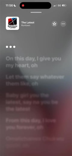 The latest by runtown #thelatest #runtown @God's glory