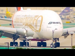 A380 Vs B747 Take off | Los Angeles LAX Airport