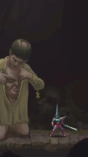 This lady improves you BILE FLASK in BLASPHEMOUS | GAMERGOKUSAMA| #shorts #blasphemous