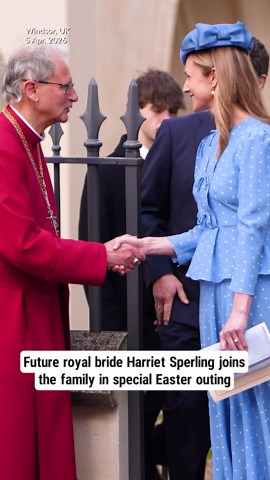 Future royal bride Harriet Sperling joins the family in special Easter outing