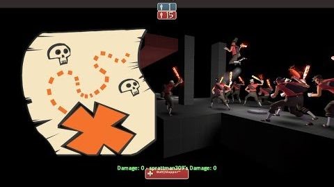 TF2游戏模式Death Run演示 这次720帧率的视频下了没声音 只能搞360 重新上传