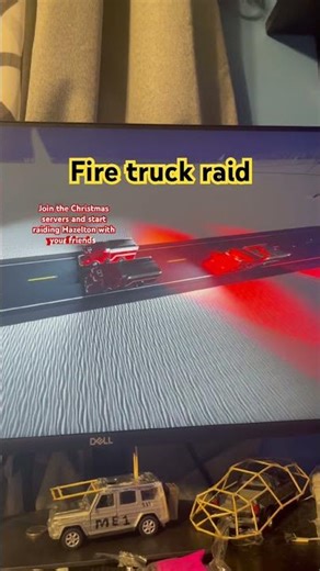 Fire truck raid #viral #roblox #automobile #gaming #stormchasing #truck #tornado