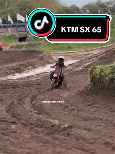 KTM SX 65: Motocross en Estrada Roca