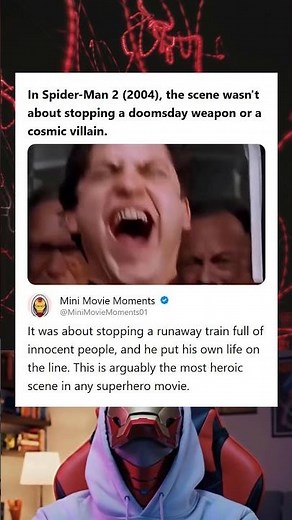 Spider-Man 2 2004 Runaway Train Scene Is The Most Heroic Scene In Any Superhero Movie