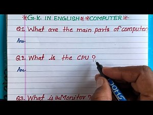 what are the main parts of computer | what is the cpu | what is the monitor | what is the keyboard