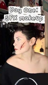 First Time SFX Cut! Realistic Special Effects Makeup 🖤🩸