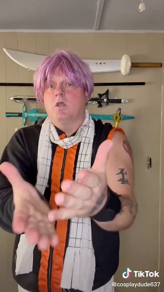 Ok who cast a singing spell?!? #Videoleap #natsudragneel #natsucosplay #fairytail #natsuxlucy #cosplaydude637 #epic #cool #liveyourlife #iowatiktok