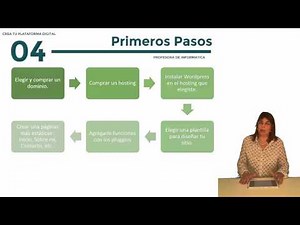 Crear plataforma digital con Wordpress Primeros Pasos