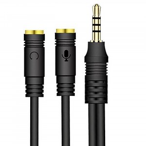 A2 - Câble adaptateur Audio-vidéo Jack 3.5mm, pour casque et micro, séparateur Audio mâle vers femelle, cordo