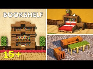 Minecraft | 15+ Interior Build Hacks & Design Ideas!