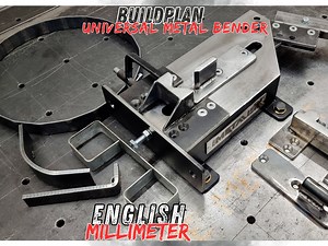 Plans for a Universal Metal Bender in Millimeters (english) - Etsy