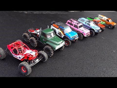 8 TRUCKS in ACTION - FiRST GROUP TRAIL RUN 2022! | RC ADVENTURES