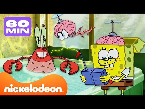 SpongeBob | 90 MINUT najlepszych wynalazków SpongeBoba 🤖 | Nickelodeon Polska