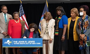 Governor Hochul Signs Landmark John R. Lewis Voting Rights Act of New York Into Law