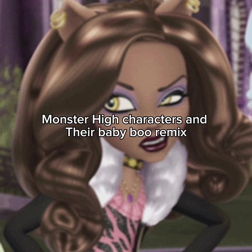 One of my worst posts yet sorry #monsterhigh #monsterhighmeme #babyboo #clawdeen_awoo #fyp